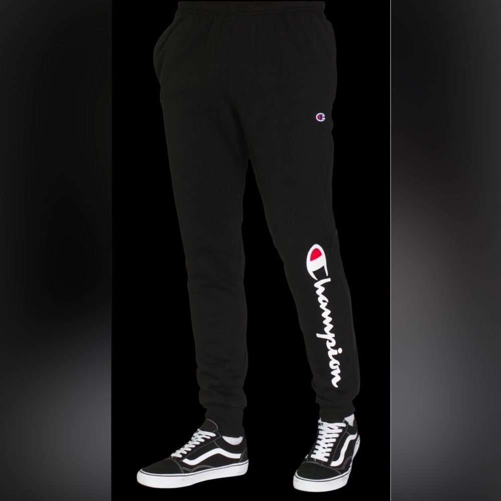 Champion black joggers pants Sz 18 boys